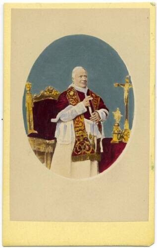 Cdv pope pius rome - pius, ix