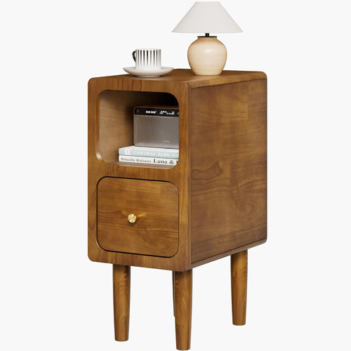Comodino stretto legno - stretto,