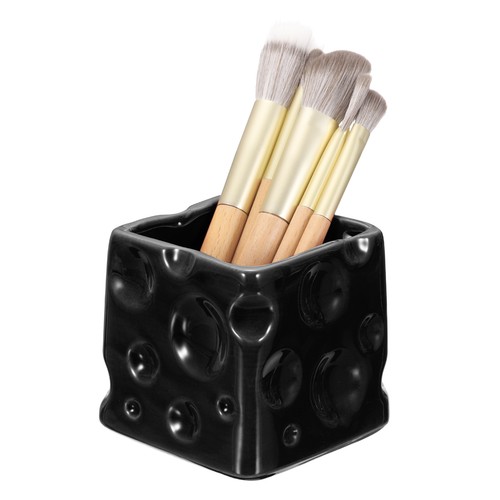 Ceramic makeup brush holder - ceramic,
