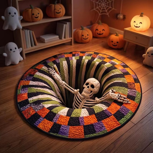 Tappeto halloween teschio - tappeto, 3d