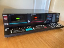 AIWA WX 220 Stereo Double Cassette Deck / COURROIES NEUVES / #VIDEO !
