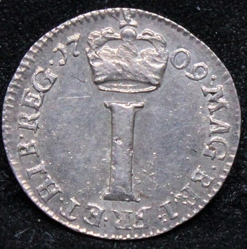 1709 britain penny - 1709, maundy