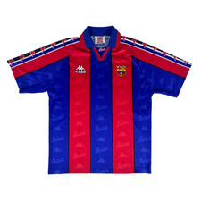 Maglia calcio Barcelona FC 1995/97 Kappa Home Basic M maglia calcio vintage