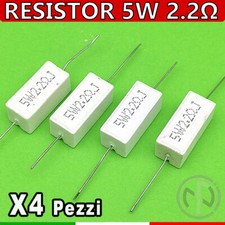 4 pz Resistenza ceramica 5W 2.2 ohm resistenze 2R2