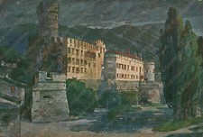 Castello del Buon Consiglio Edoardo MARCHIORO Timbro Ernesto Olivero Cartolina