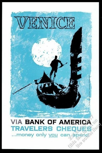 1958 venezia gondola barca - venezia,