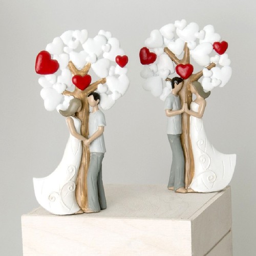 Statuine sposi stilizzati - sposi,
