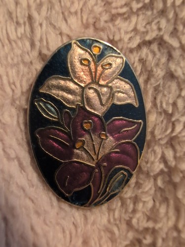 Spilla vintage con - , fiori