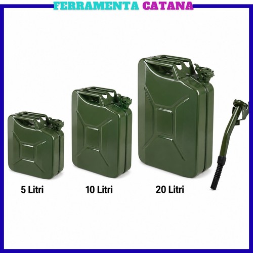 Tanica metallo per - in,
