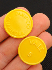 PANIFICIO FRATELLI PIROLA  5 LIRE  GETTONE  / BUONO D'ACQUISTO - ANNI '70