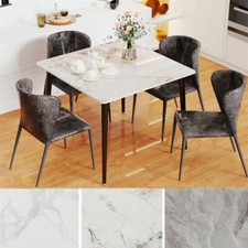 Tavolo sala da pranzo tavolo da pranzo tavolo da cucina effetto marmo 80 cm ristorante lucido 