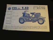 BROCHURE MOTO SCOOTER 125cc FM OFFICINE MOLTENI MILANO  #91