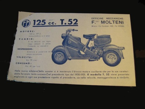 Brochure moto scooter 125cc - brochure,