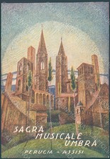 Artista Firmato Dottori Musica Perugia Assisi Sagra Musicale Umbra FG pc HR2381