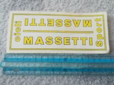Cicli massetti sport adesivo stickers vintage bici calcio moto auto Motor dance