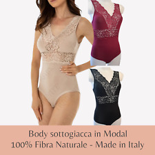 Body pizzo sottogiacca donna