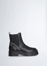 Liujo Donna Stivaletti beatles con maxi logo