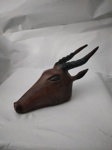 Scultura testa gazzella di - scultura,