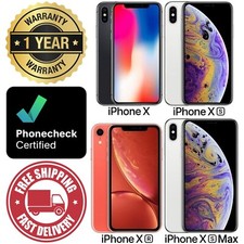 Apple iPhone X XR XS XS Max 64 GB 128 GB 256 GB - sbloccato Verizon AT&T T-Mobile