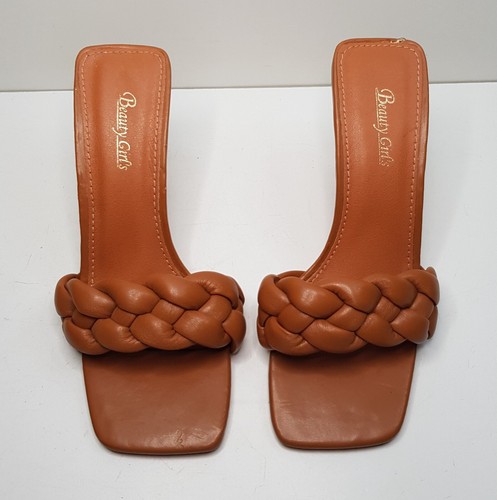 Sandali sliders marroni tacco - sliders,