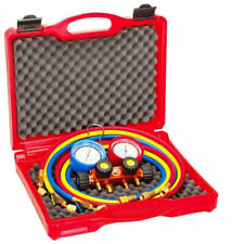 GRUPPO MANOMETRICO 4 VIE 3 FLESSIBILI GAS R410A ROTHENBERGER 170608 (10120)