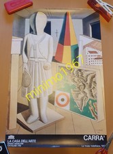 Carlo Carra`poster La Casa Dell'Arte Sasso Marconi 1981