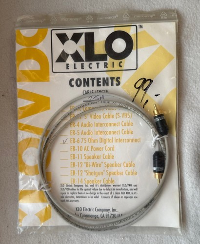 Xlo cable high end - cable,