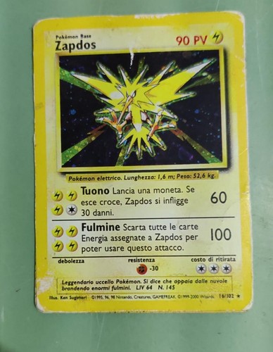 Carta pokemon gioco - pokemon,