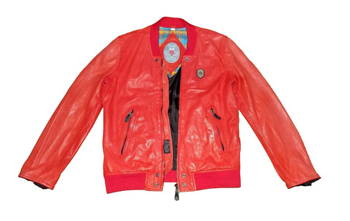 Giacca diesel pelle rosso - diesel,