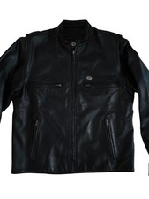 Giacca di pelle nera originale