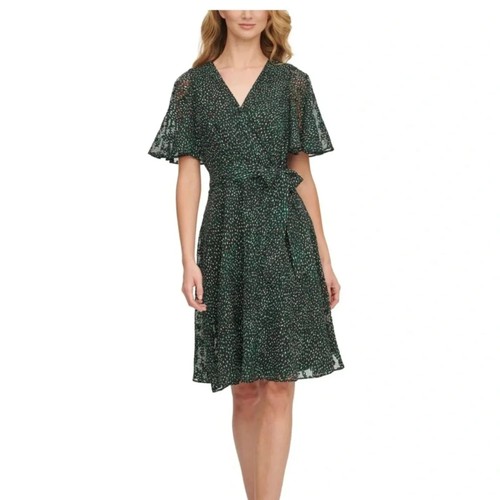 Abito svasato dkny donna - abito, verde