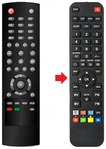 Telecomando adatto per - , fantec