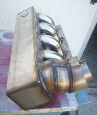 Collettore marino inox per Volvo Penta AQ171 AQ251 . Sostituisce  855503 