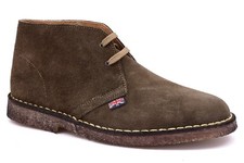 SAFARI NATURAL 87000 CARIBU Scarpe Tipo Clark Polacco Camoscio Uomo Fango Marron