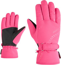 Guanti Da Sci KEVA Z Da Donna, per Sport Invernali, Caldi, Impermeabili, Rosa Po