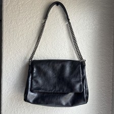 Borsa a tracolla Zara nera in