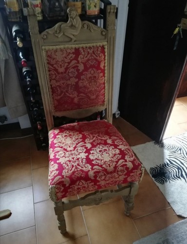 Sedia legno dorato - legno,