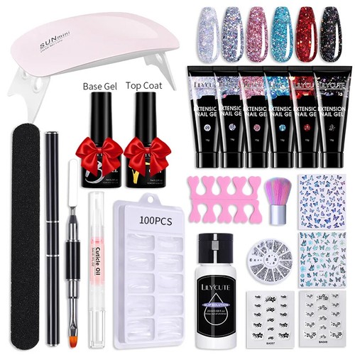 Nail gel set led - gel,