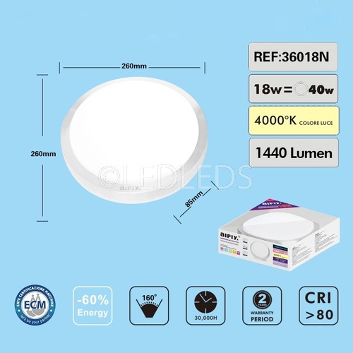 Plafoniera led applique - applique, da