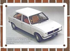 Metal Sign - 1973 Peugeot 104