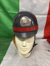 2 CASCHI MOTO DELLE POSTE ITALIANE ANNI 60/70 BEN TENUTI