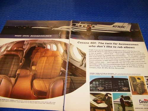 1968 cessna 401 - cessna, &