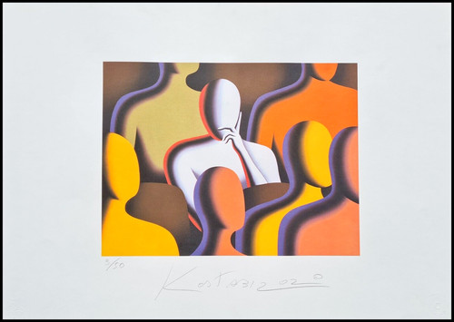 Mark kostabi untitled 70 x - *,