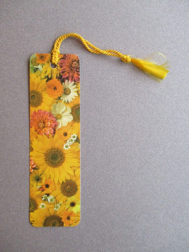 Bookmark sunflowers yellow - bookmark,