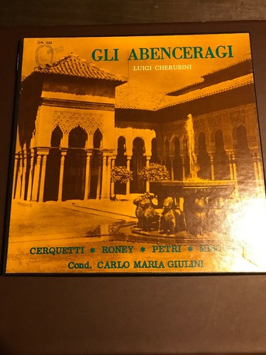 Cherubini gli abenceragi lp - cherubini-,