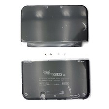 Custodia nera per New Nintendo 3DS XL LL custodia anteriore posteriore superiore + cover inferiore