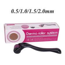 Rullo Derma Barba per Perdita Capelli Crescita Barba Titanio Derma Roller micro