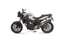Terminale Scarico MIVV Oval Carbonio Con Coppa Carbonio Bmw F 800 R 2009 > 2020