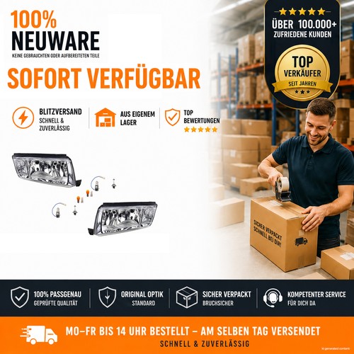 Set fari anteriori compatibile - fari,
