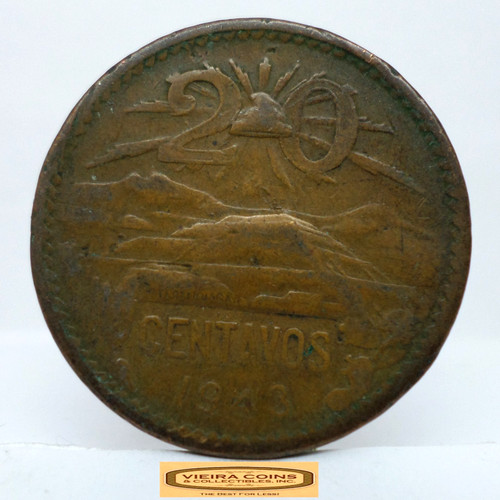 Messico 1943 centavos - 20,